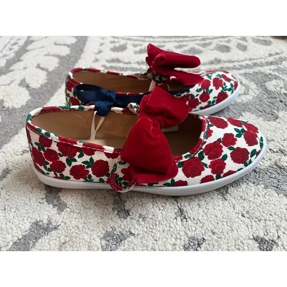 NWT❤️Janie and Jack Girls Floral shoes sz2